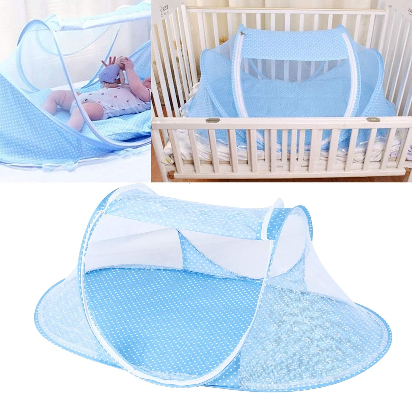 MOSQUITERO PARA BEBE PLEGABLE 🦟✨