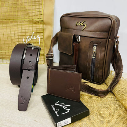 SET VELEZ PREMIUM (CARRIEL, CORREA Y BILLETERA)