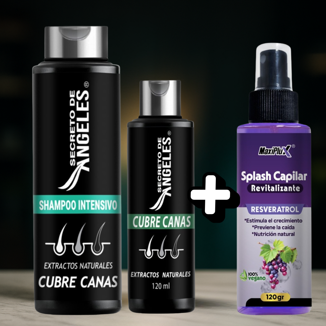 Shampoo Cubrecanas + 2 obsequios