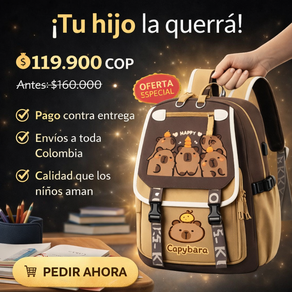 MOCHILA CAPYBARA