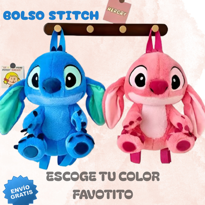 BOLSO PELUCHE STITCH 💙 🩷