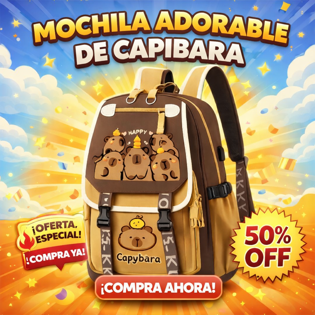 MOCHILA CAPYBARA