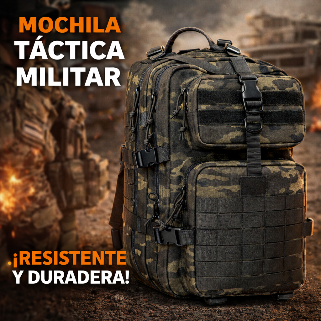 Morral Táctico TitanForce™ – Resistente, Espacioso y Listo Para Cualquier Aventura