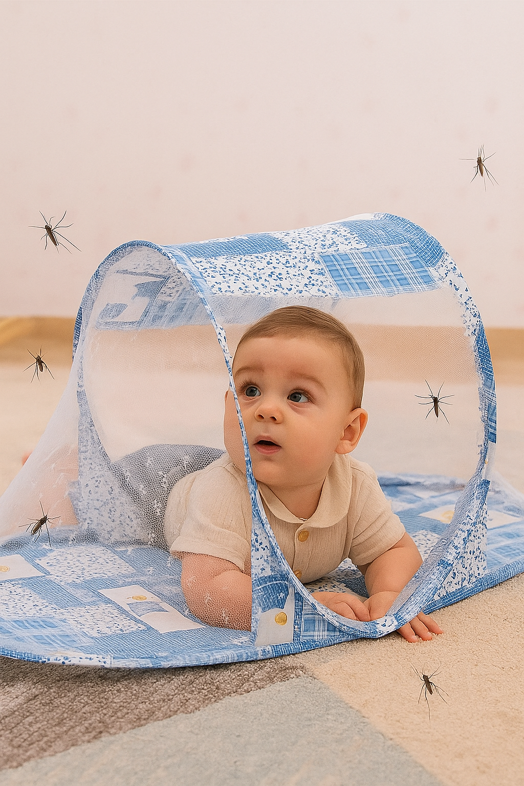 MOSQUITERO PARA BEBE PLEGABLE 🦟✨