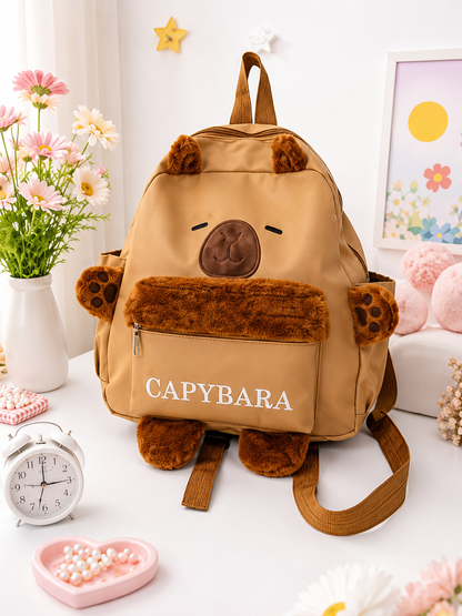 MOCHILA CAPIBARA PELUCHE 🧸✨