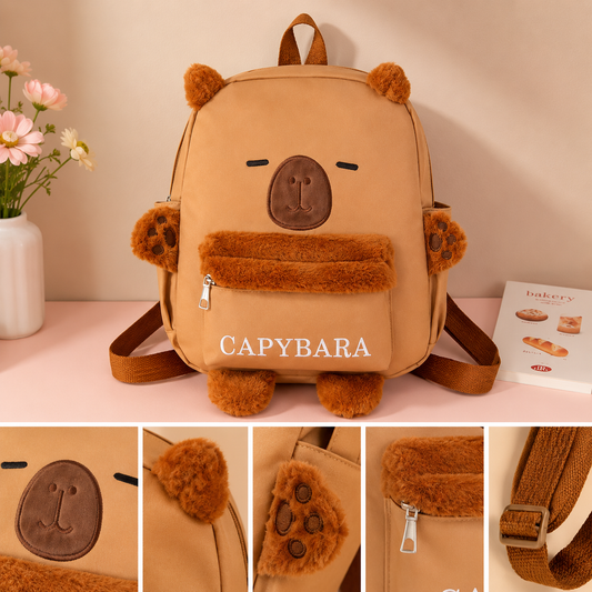 MOCHILA CAPIBARA PELUCHE 🧸✨