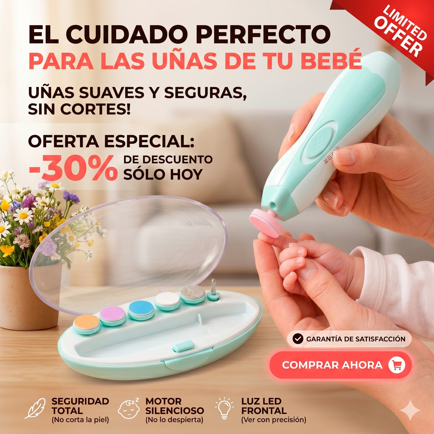PULIDOR DE UÑAS PARA BEBE- BABYNAILS PRO