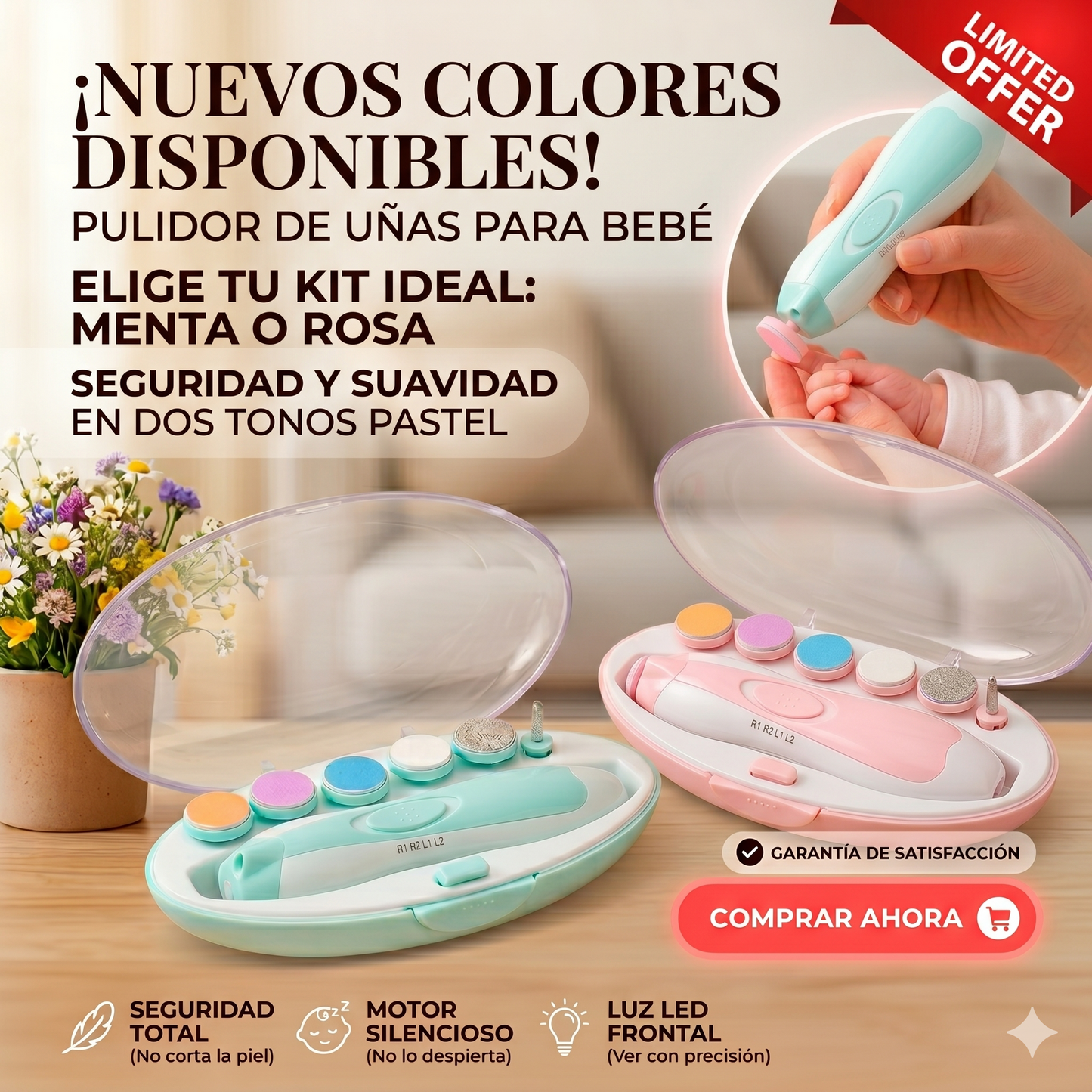 PULIDOR DE UÑAS PARA BEBE- BABYNAILS PRO