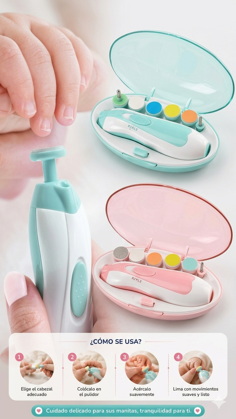 PULIDOR DE UÑAS PARA BEBE- BABYNAILS PRO