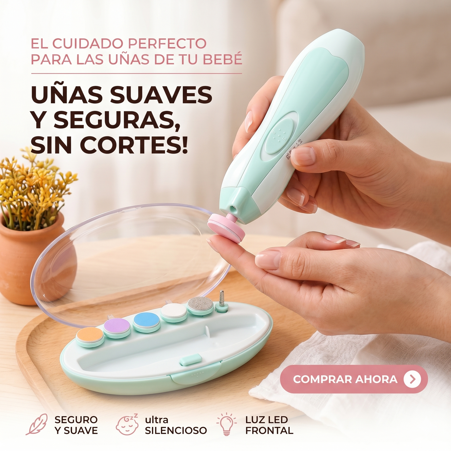 PULIDOR DE UÑAS PARA BEBE- BABYNAILS PRO